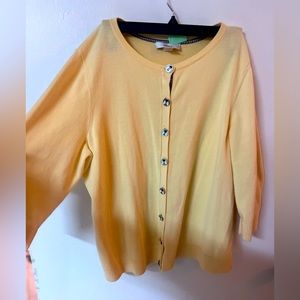 CJ Banks Bee sweater/cardigan